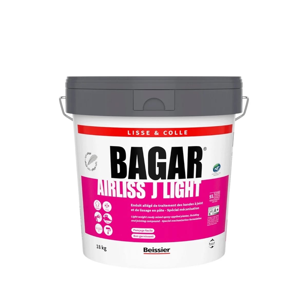 BAGAR AIRLISS J LIGHT - 18 KG