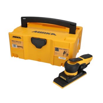 Mirka® DEOS II 383CV 70 x 198 mm ponceuse rectangulaire exc. 3.0 mm avec son coffret de rangement