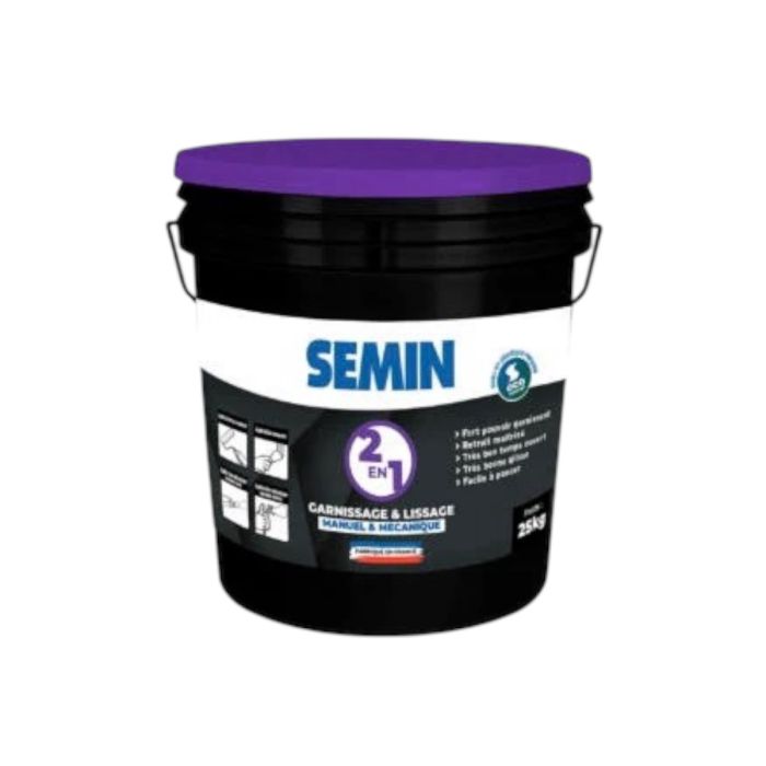 SEMIN 2 EN 1 G&L Enduit airless Garnissage et lissage