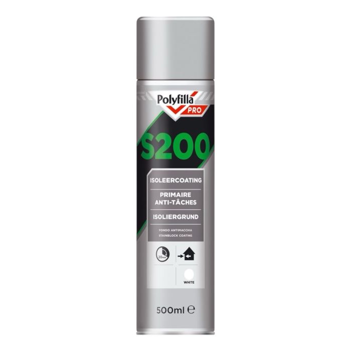 Polyfilla Pro S200 – Primer Anti-Taches 500ml