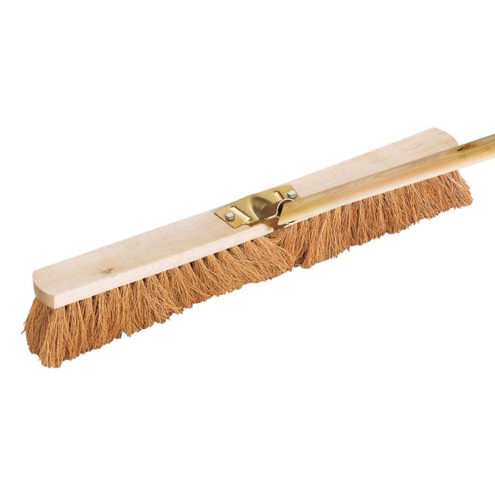 BALAI DE CHANTIER 60 CM COCO + MANCHE EN BOIS